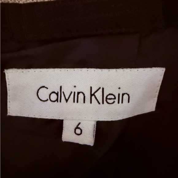 Calvin Klein Black Textured Pencil Skirt - Picture 5 of 7